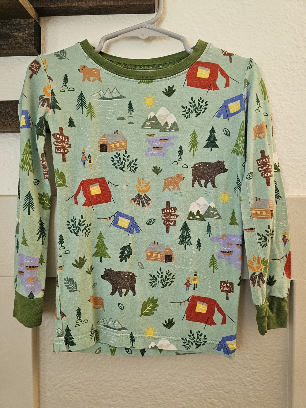 Little Sleepies Happy Camper Long Sleeve Top w/Pants set